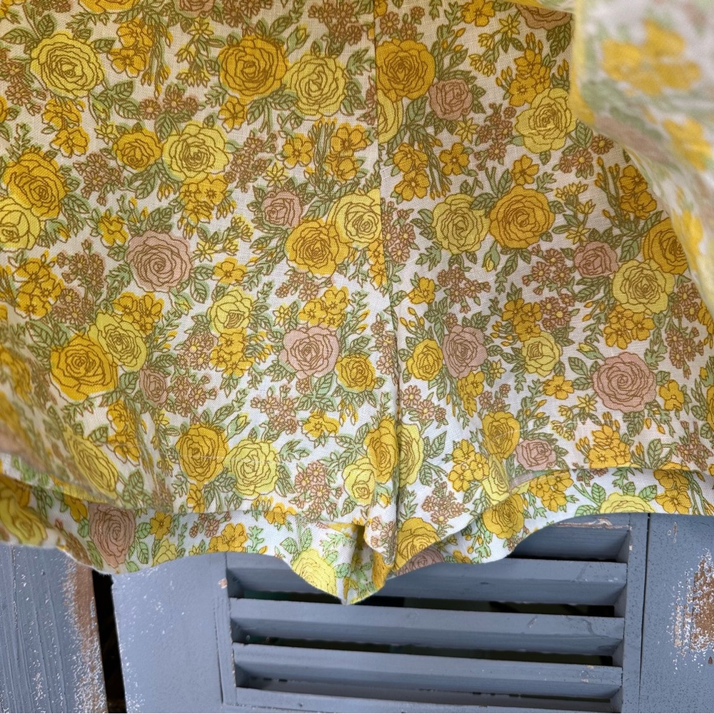 Faithfull The Brand Robina Top & Celia Skort Set Linen Garden Floral Sz 6 - Picture 13 of 16